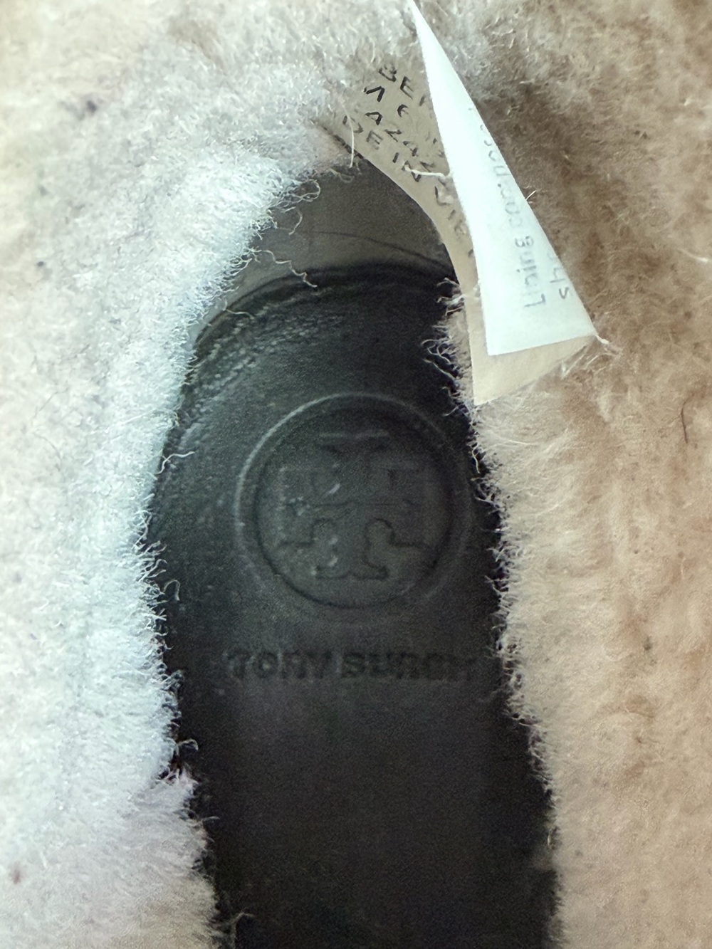 Tory Burch Cooper Shearling Lug Sole Boots in Forest Green Suede Size 8.5 - Picture 12 of 15